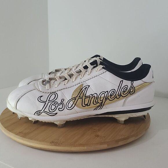 Nike Lunar Cortez 2022 All Star White Black Baseball Cleats Size 12.5 CV5565-101 - Picture 6 of 13